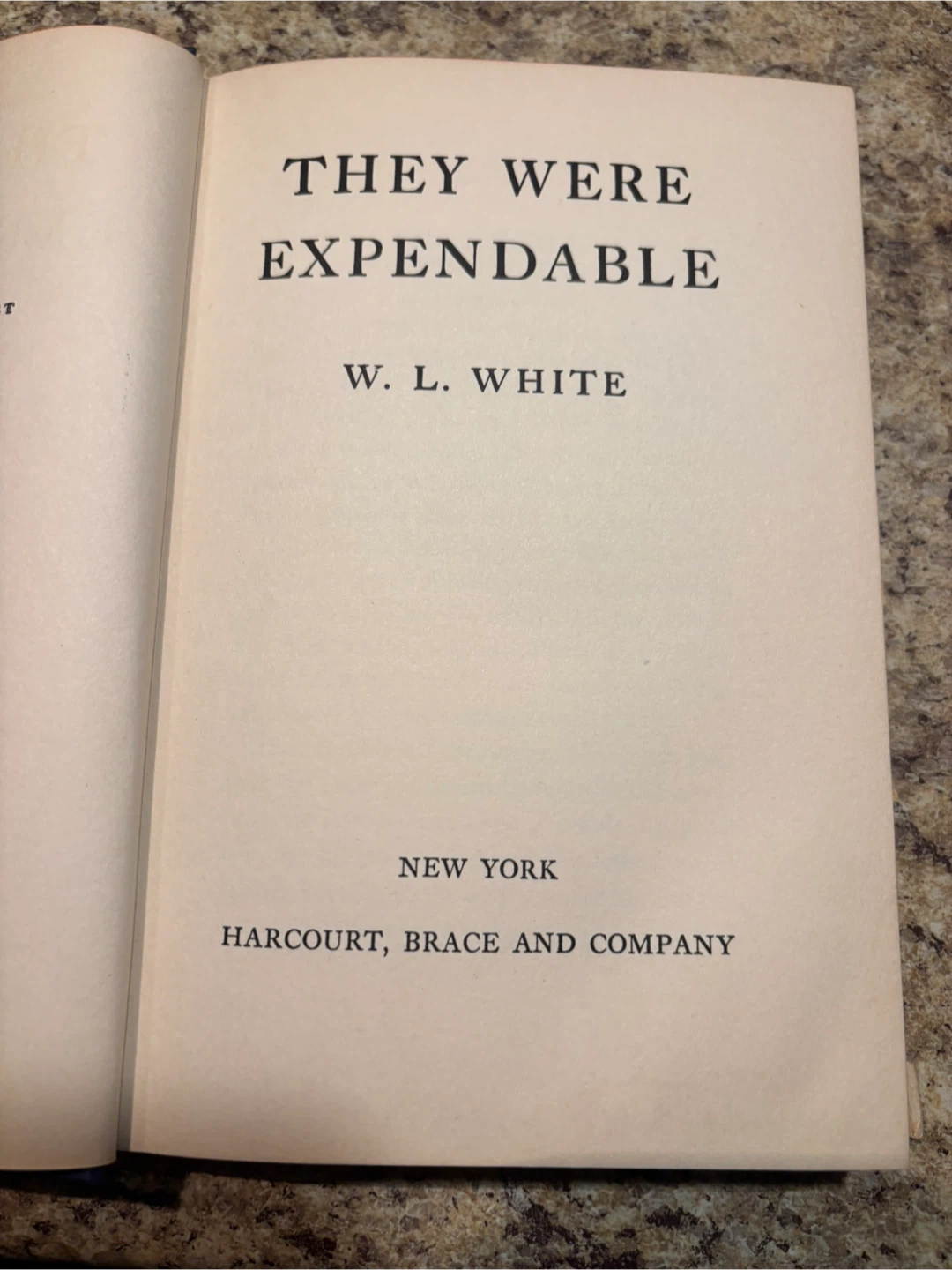 They Were Expendable by W. L. White - 1943 - photo 2