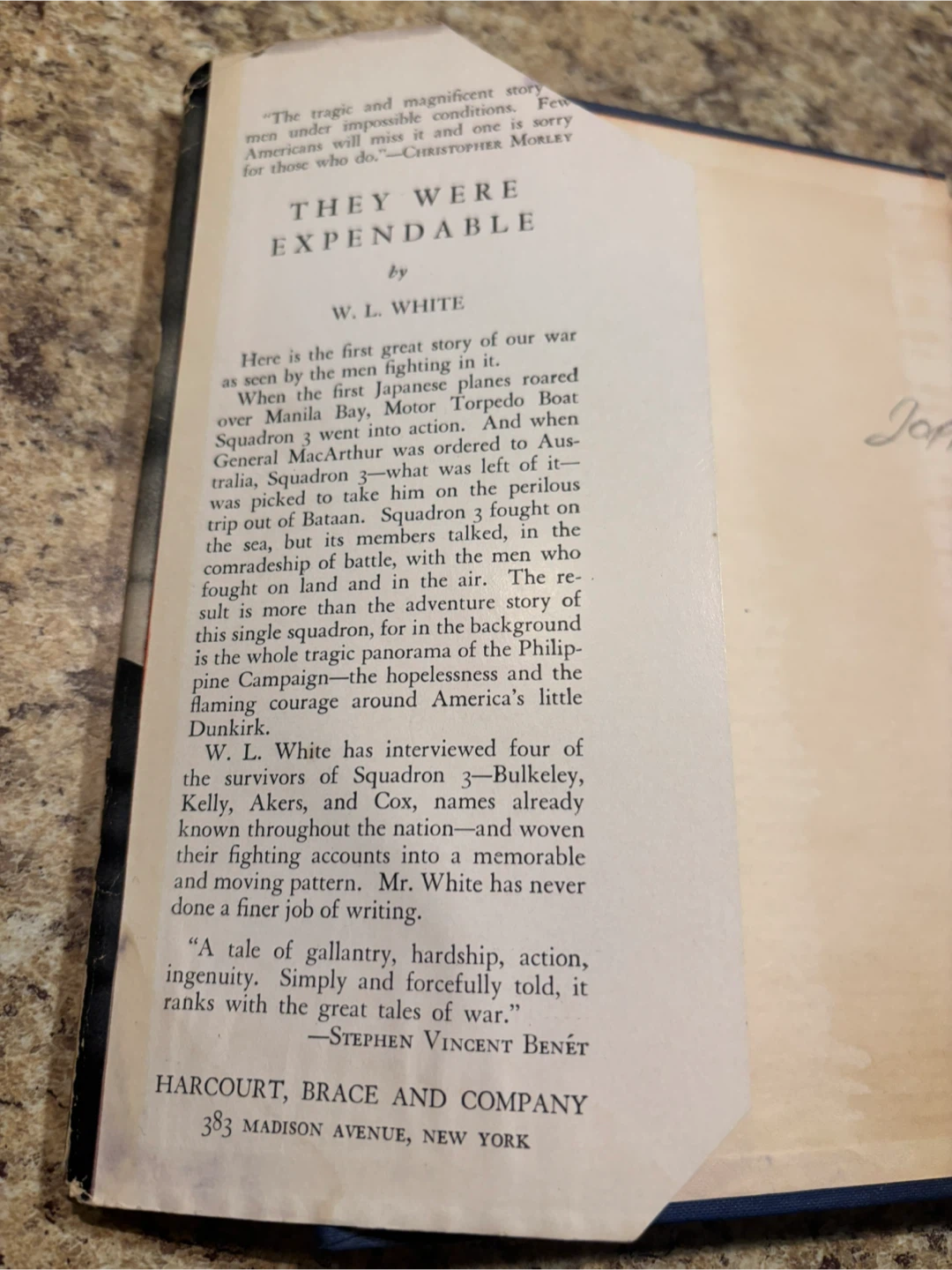 They Were Expendable by W. L. White - 1943 - photo 4