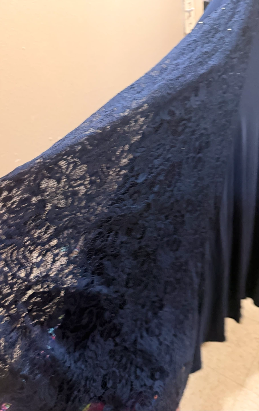 Serendipity Navy Lace Formal Gown - photo 4