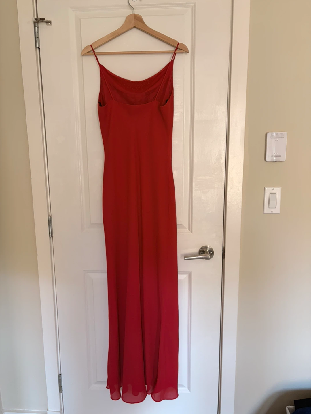 Red spaghetti strap maxi dress - photo 2
