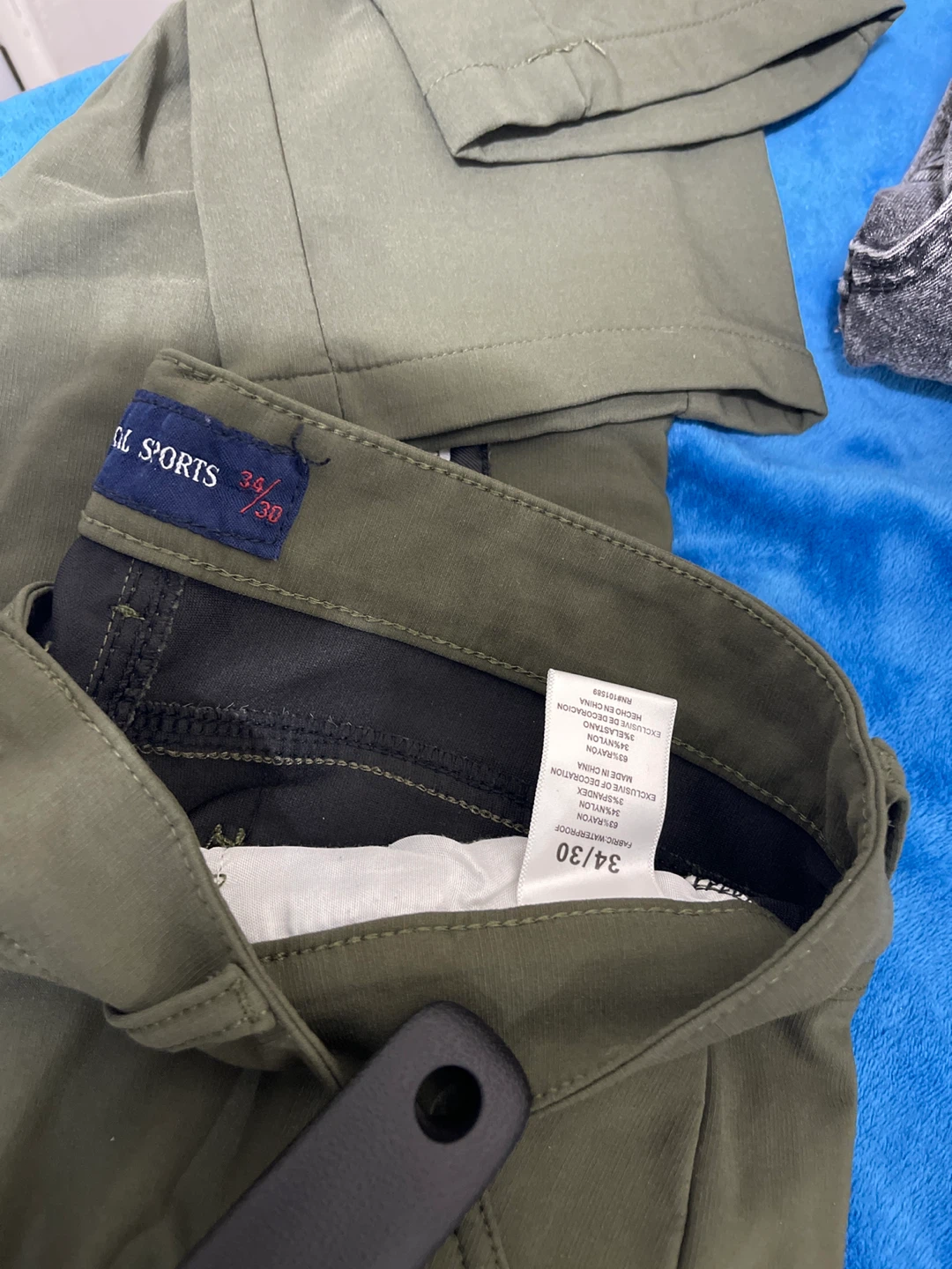 Casual Sports Cargo Pants Olive Green