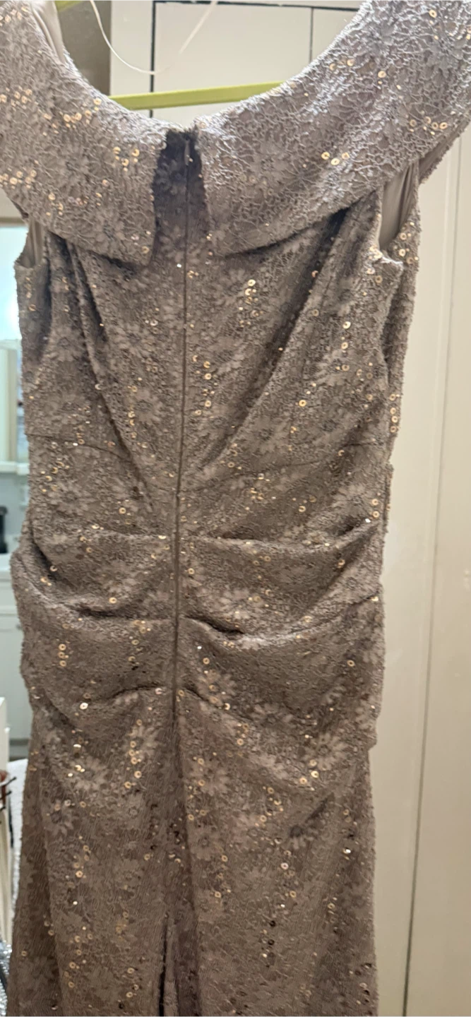 Alex Evenings Sequin Lace Dress Size 10 - photo 4