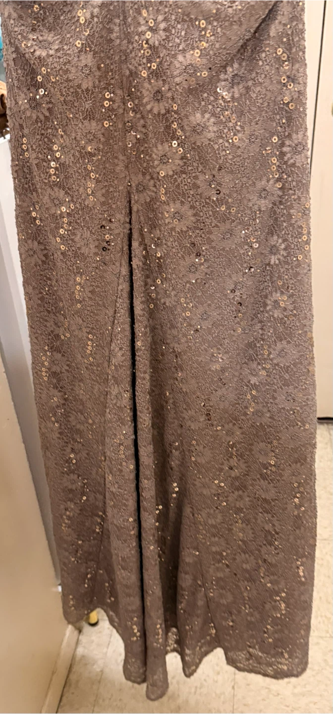 Alex Evenings Sequin Lace Dress Size 10 - photo 5
