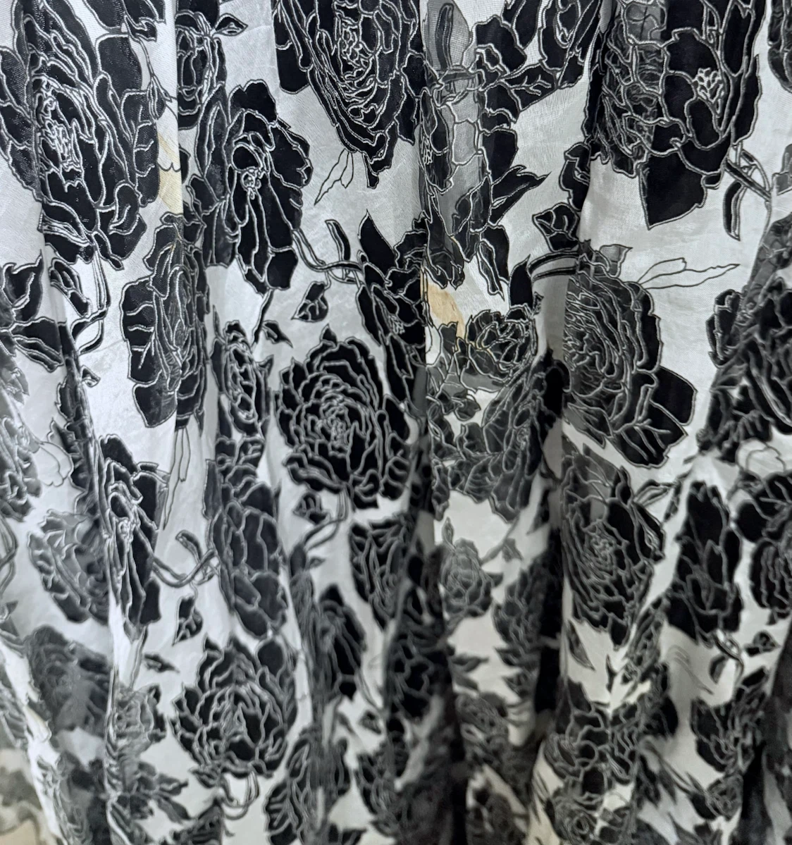 Cinderella Divine Floral Skirt Black and White - photo 5