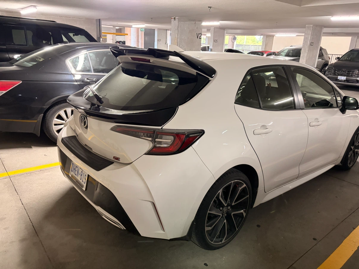 Spoiler for Toyota Corolla Hatchback (Top & mid, gloss black) - photo 4