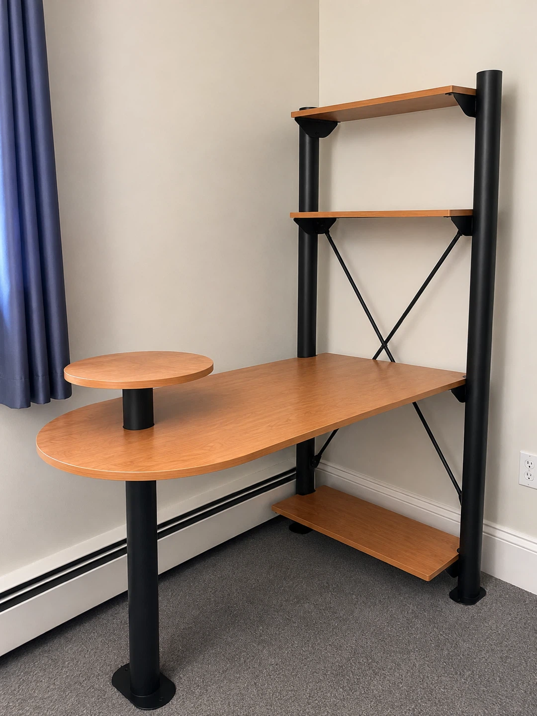 Desk with Shelving