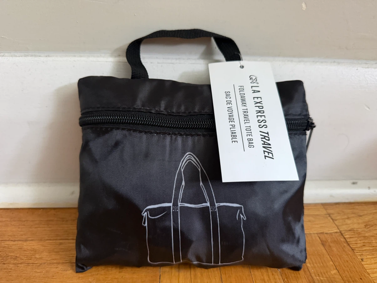 LA EXPRESS TRAVEL Foldaway Travel Tote Bag