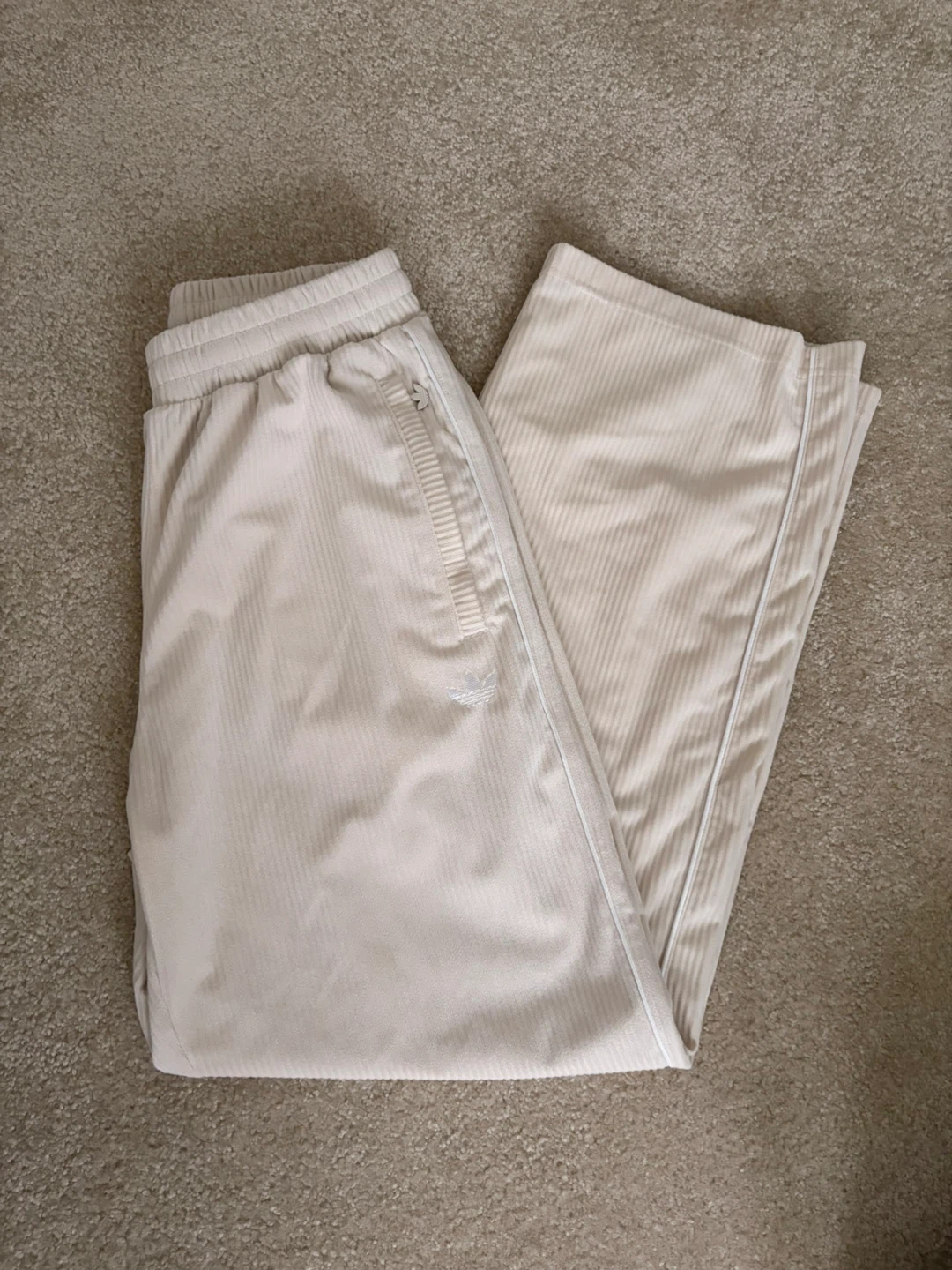 Adidas Corduroy Sweatpants Off-White