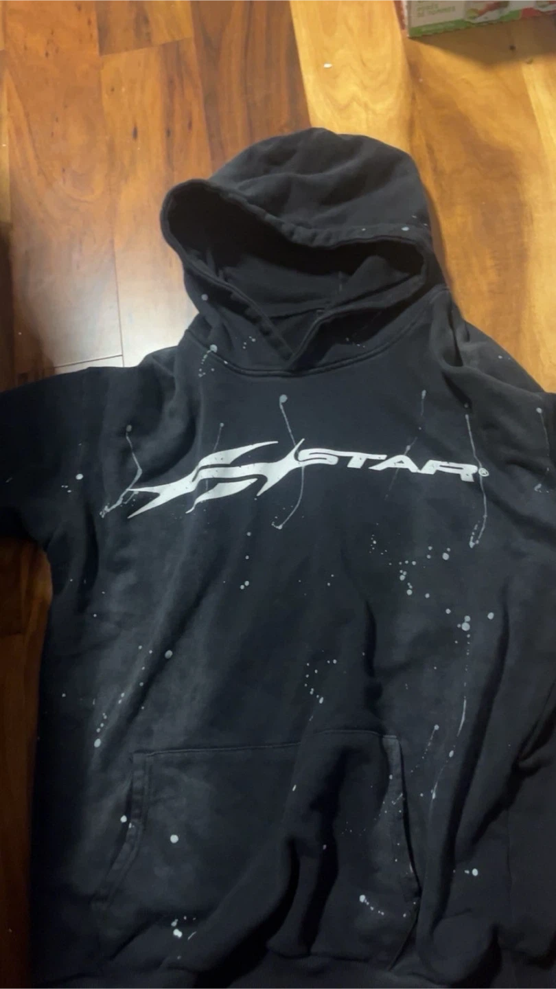 Black G-Star Hoodie with Print