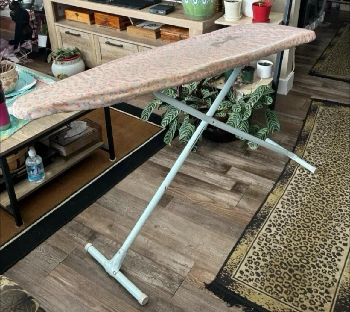 Ironing Board with Floral Cover