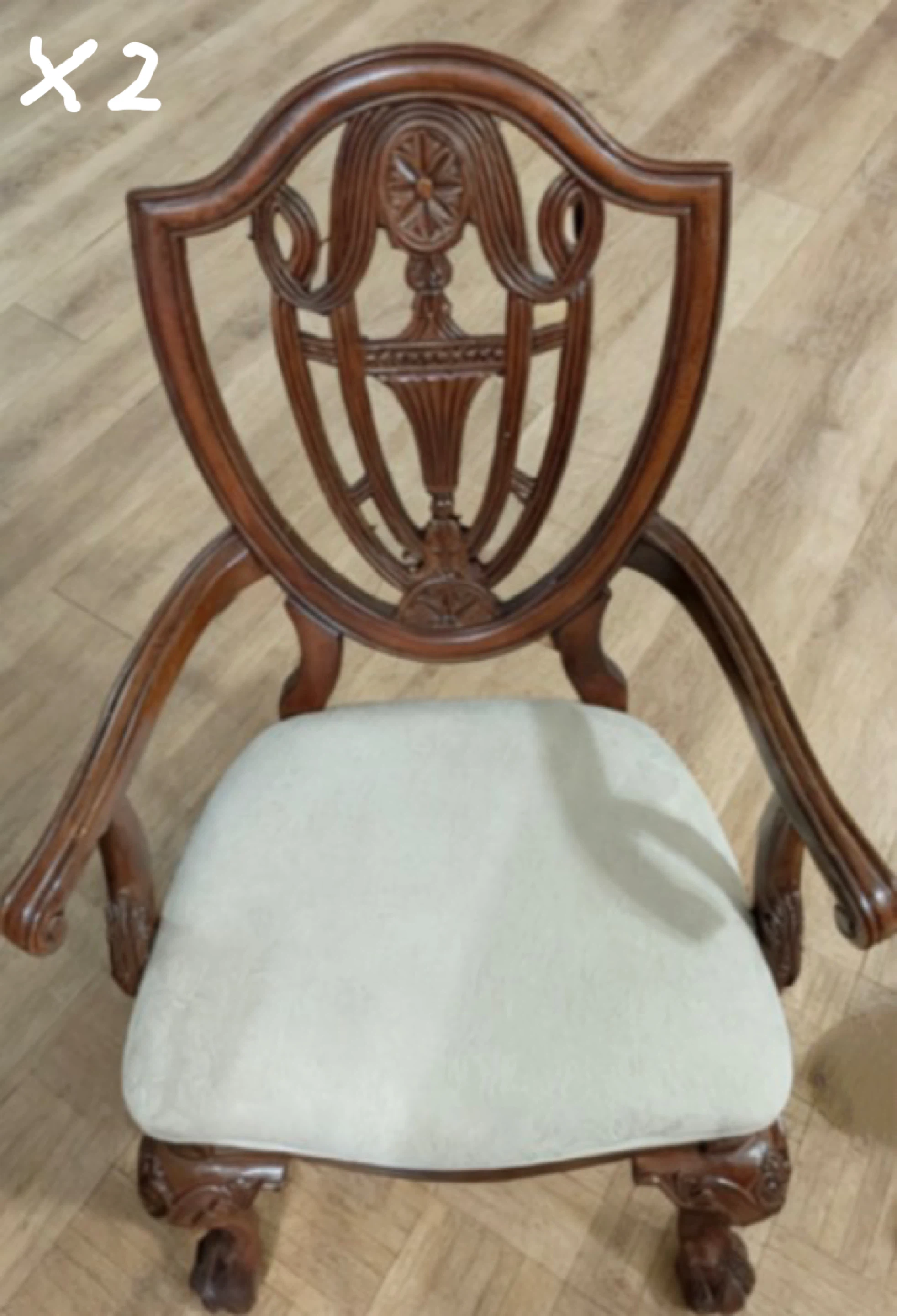 Set of 6 Vintage Dining Chairs - photo 2