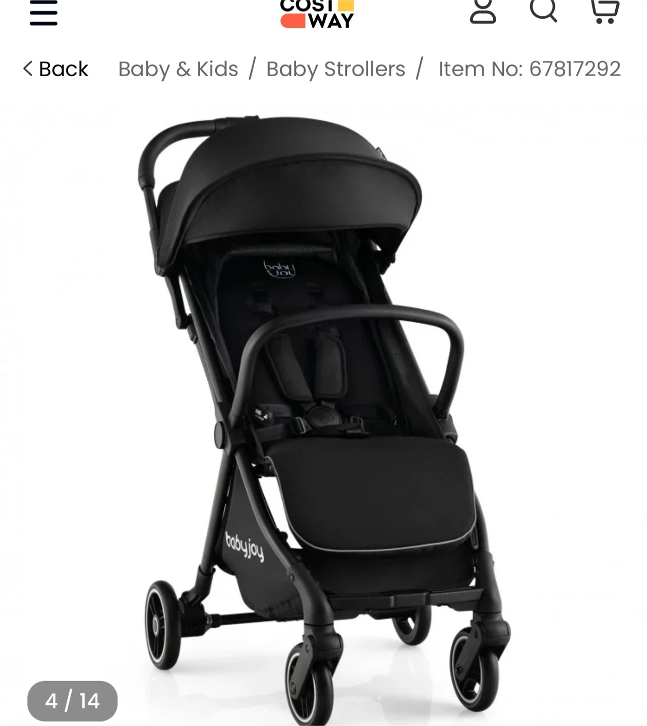 Babyjoy Lightweight Baby Stroller - photo 4