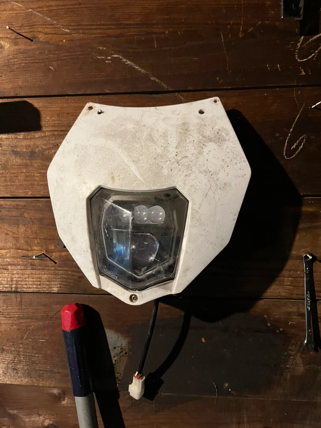 Dirt Bike Headlight and Tail Assembly