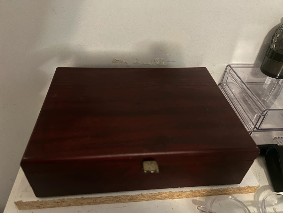 Vintage Wooden Jewelry box - photo 2
