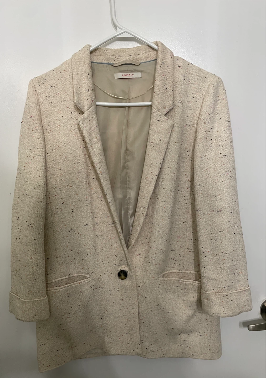 Esprit Speckled Cream Blazer (S)