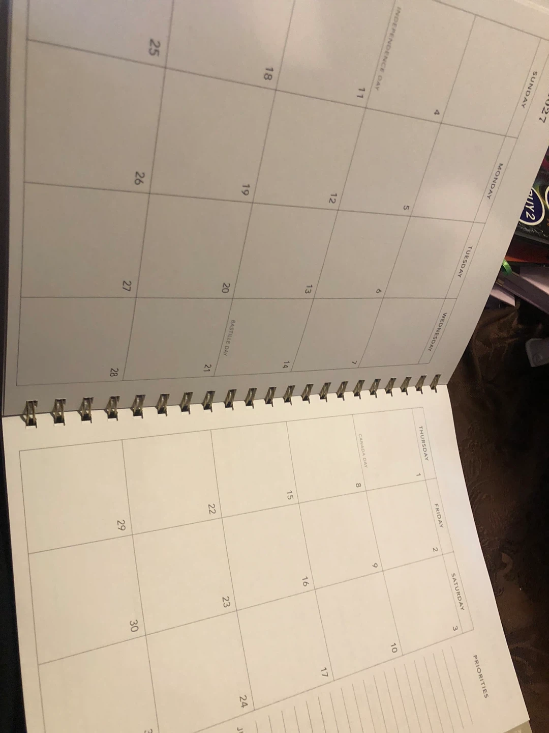 NEW 2026-2027 Floral Patterned Spiral Agenda - photo 5
