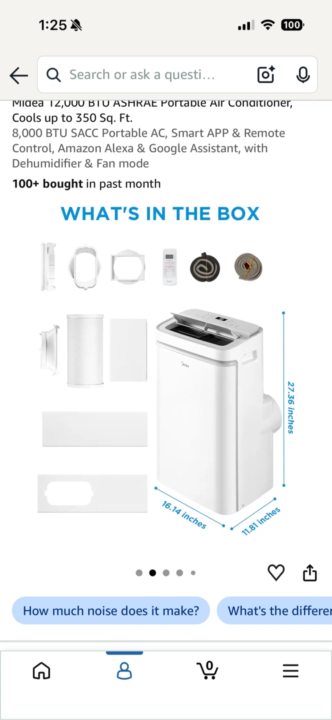 Midea 12,000 BTU Portable Air Conditioner - photo 4