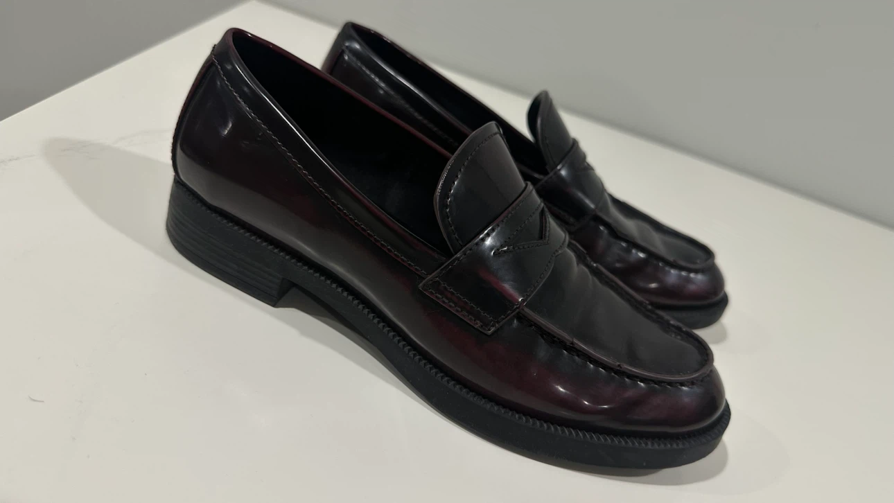 Nine West burgundy loafers - photo 2