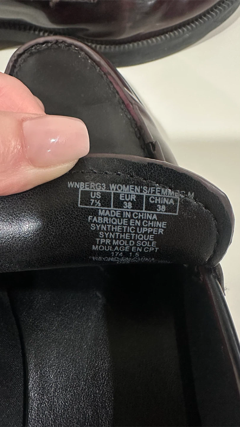 Nine West burgundy loafers - photo 3