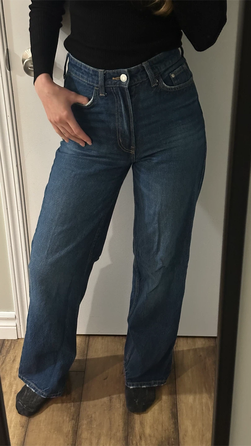 &DENIM Wide Leg Jeans - Size 2