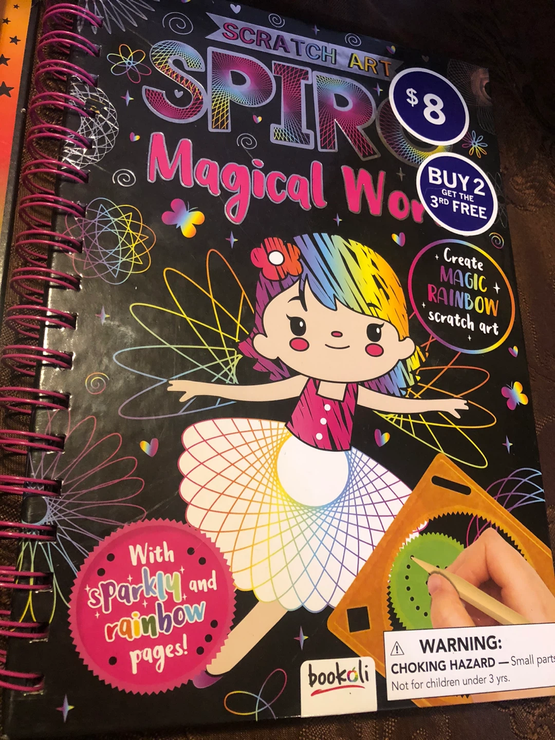 NEW Bookoli Scratch Art Magical World Kit