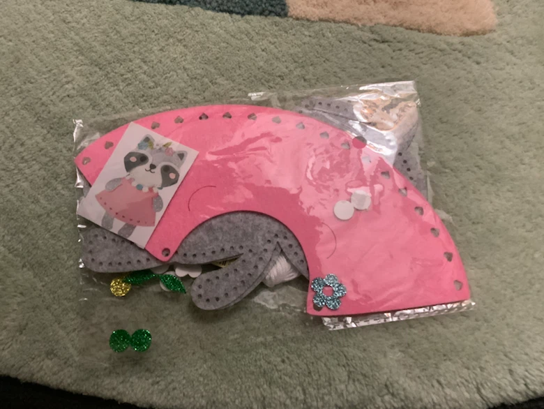 DIY mini panda with dress - photo 2