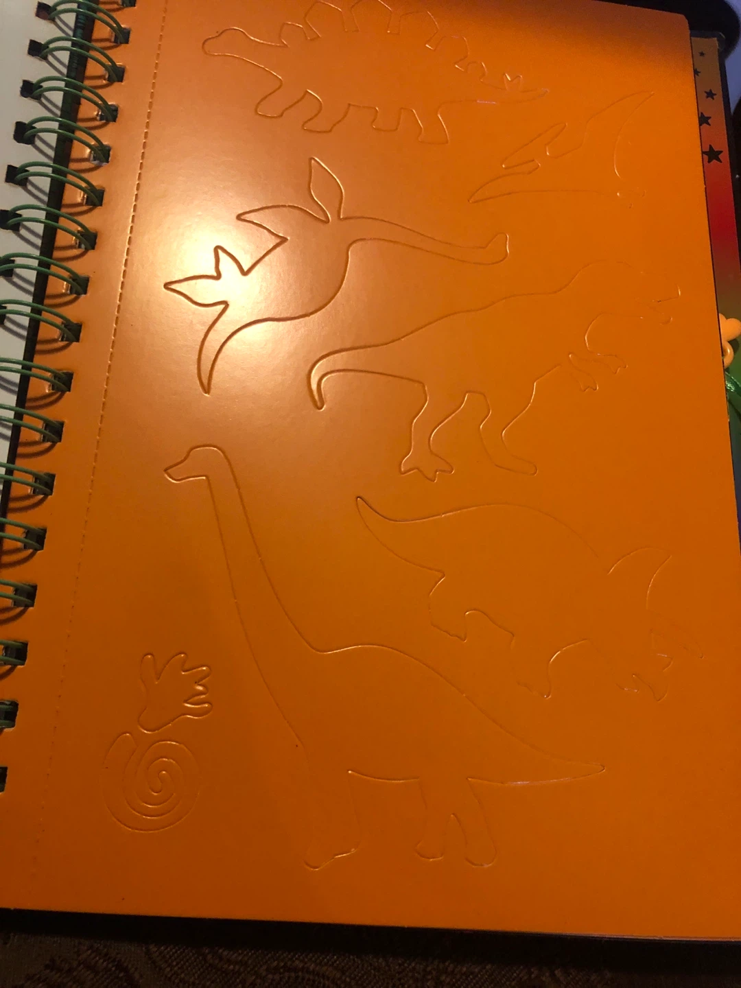 NEW Amazing Dinosaurs Scratch Art Stencils Activity Book - photo 2