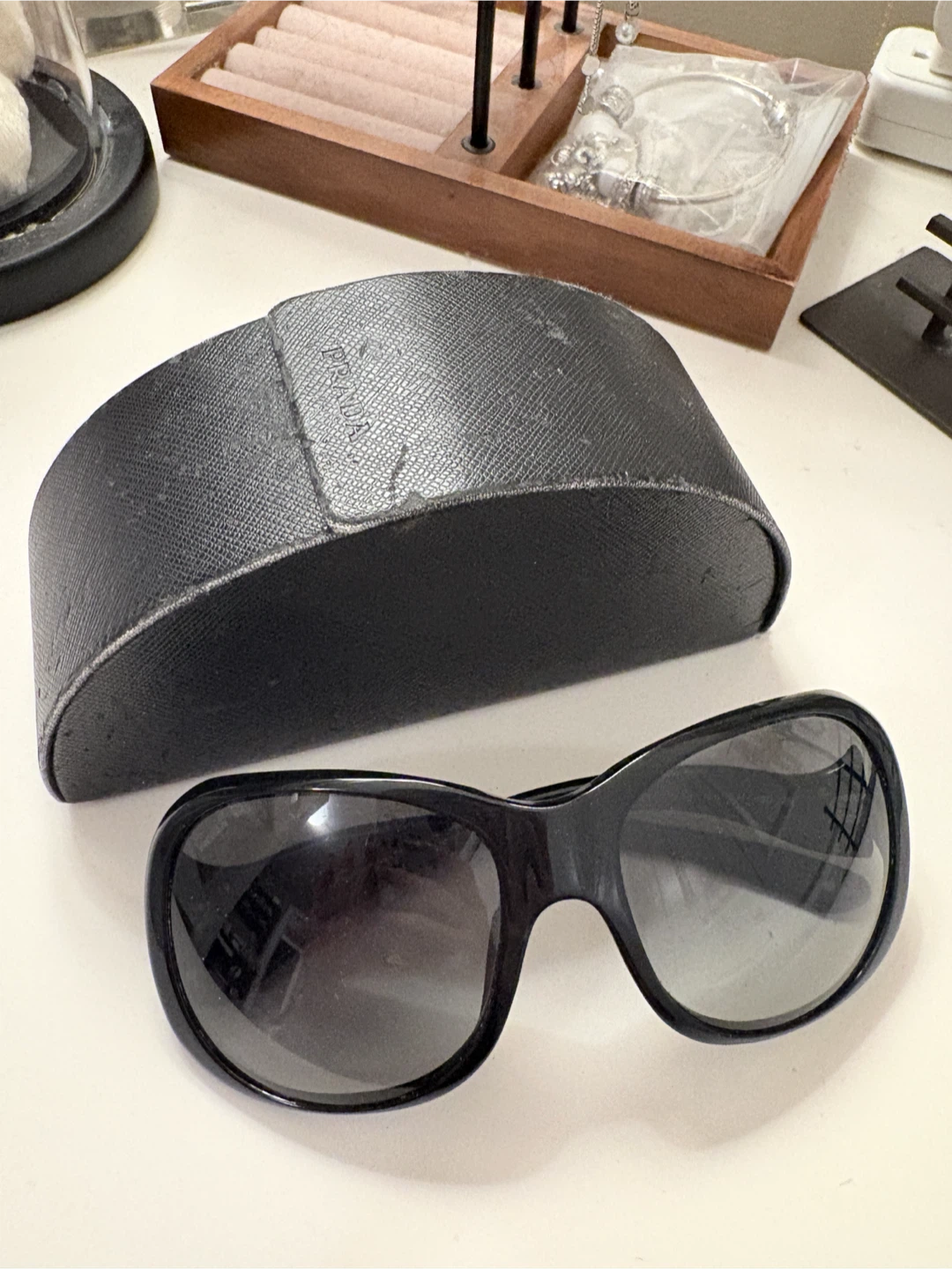 Prada Black Sunglasses with Case (authentic)