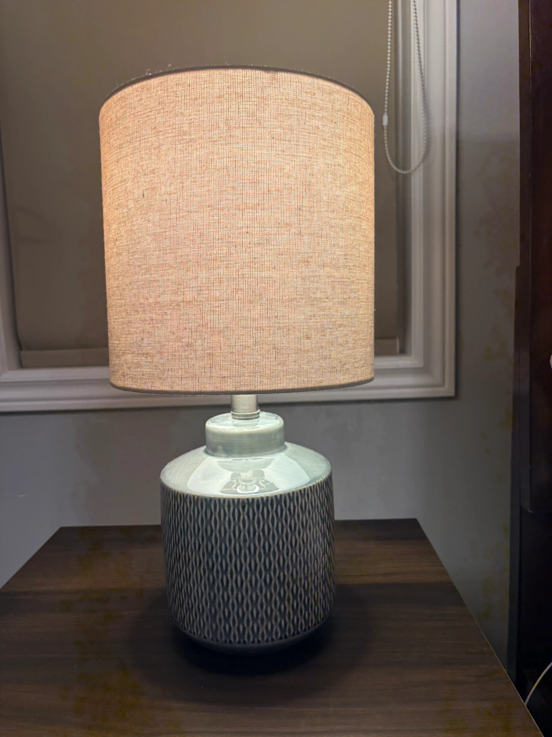 2 Pcs Textured Ceramic Table Lamp