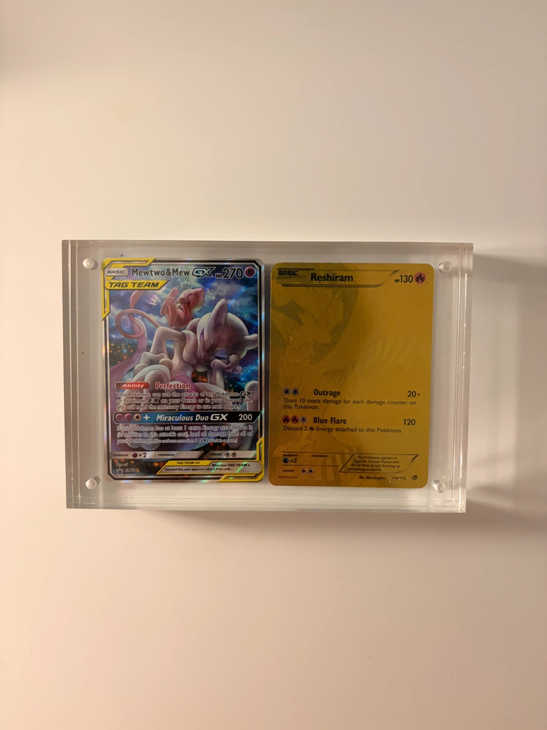golden reshiram and mewtwo