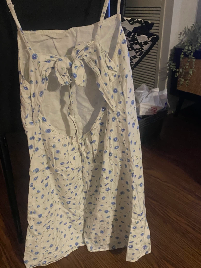 American Eagle Floral Tie-Back Mini Dress - photo 2
