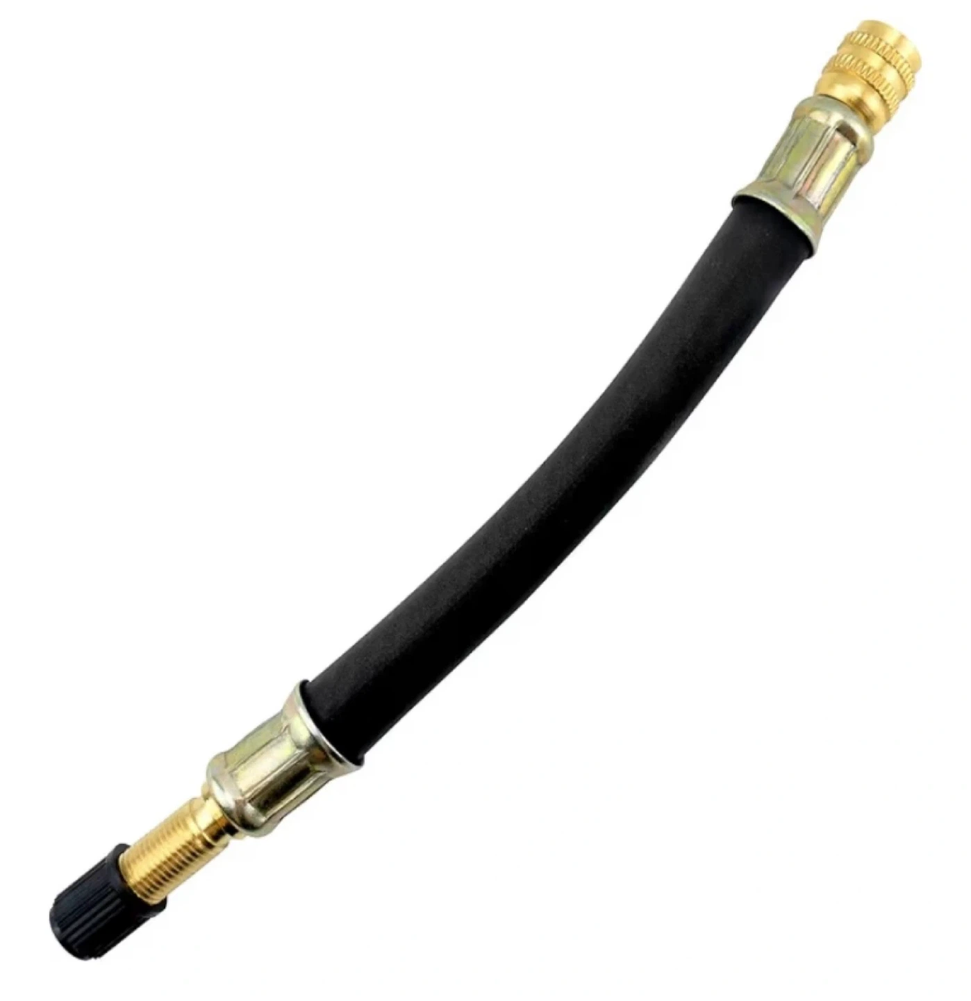 Flexible Tire Valve Extension Adapter with Cap