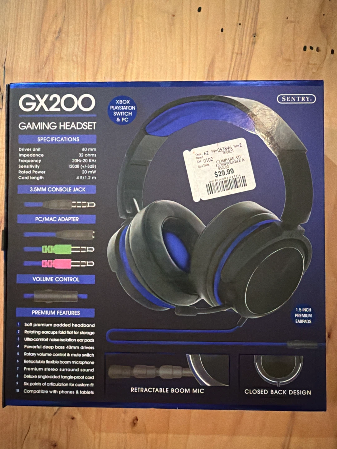 Sentry GX200 Gaming Headset - photo 4