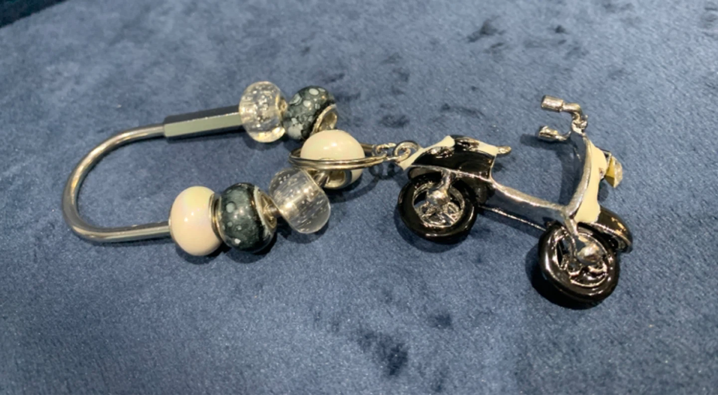 Scooter Key Bag Charm