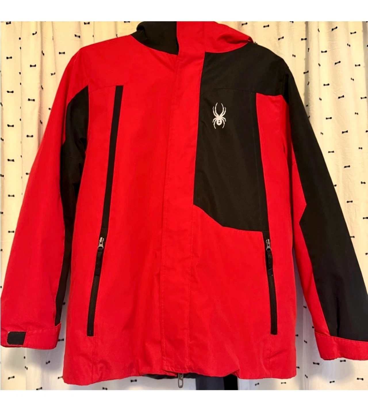 Spyder Red and Black Ski/ Snowboarding Jacket Size 11-14 - photo 2