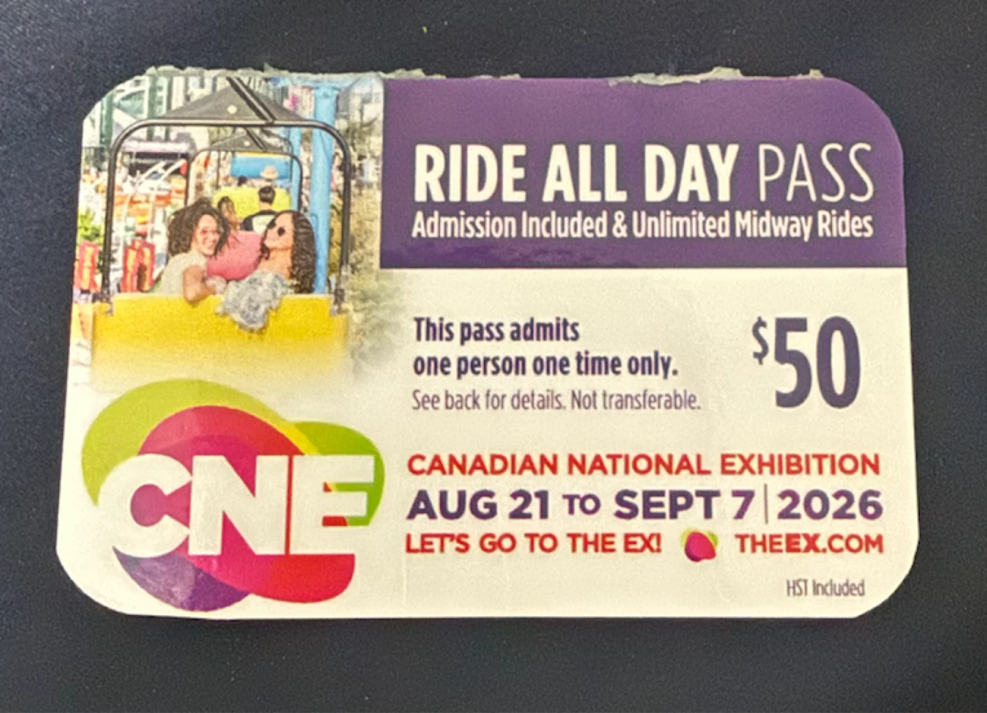 CNE Ride All Day Pass - Canadian National Exhibition 2026 - photo 2