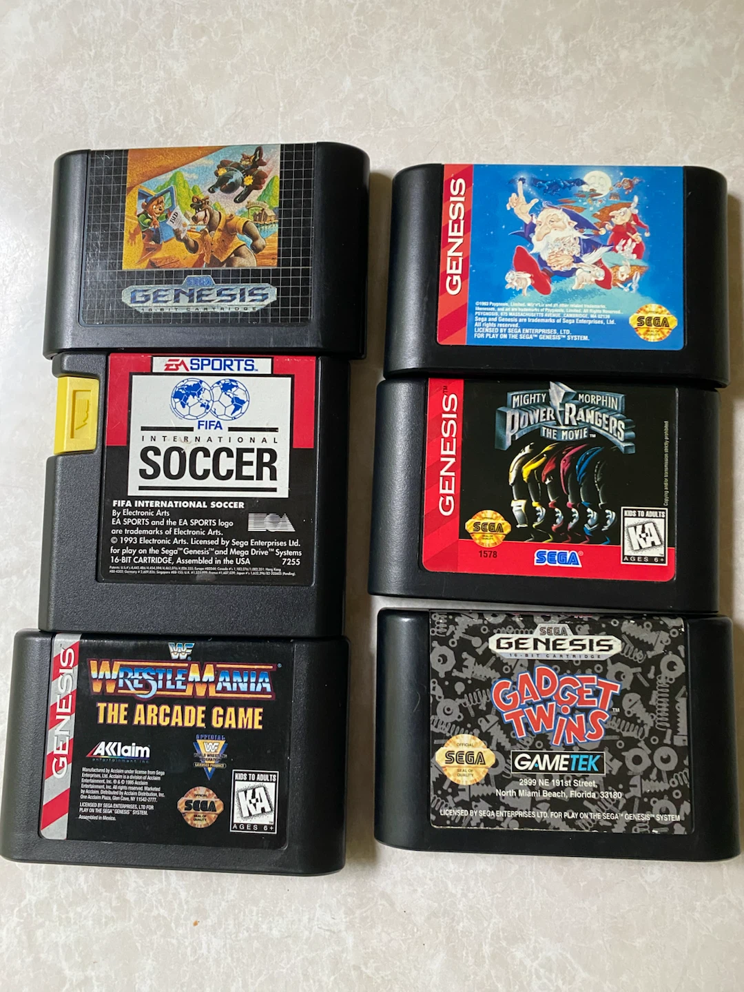 Sega Genesis cartridges $15 each