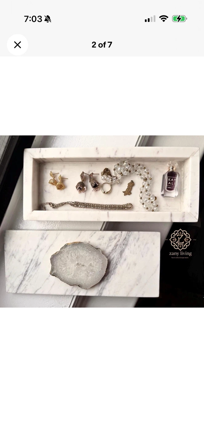 Marble Box with Agate Slice - photo 5