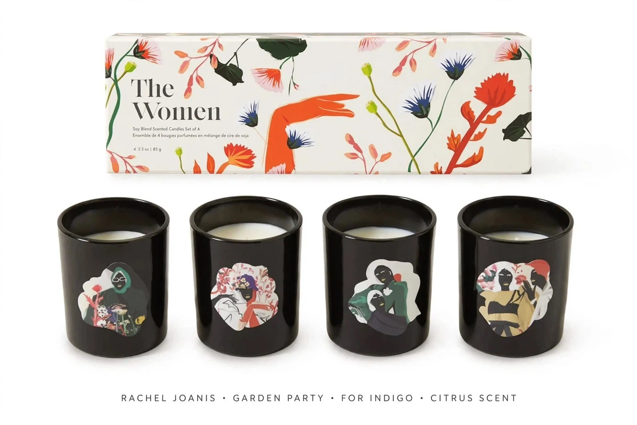 The Women Soy Blend Scented Candles Set of 4