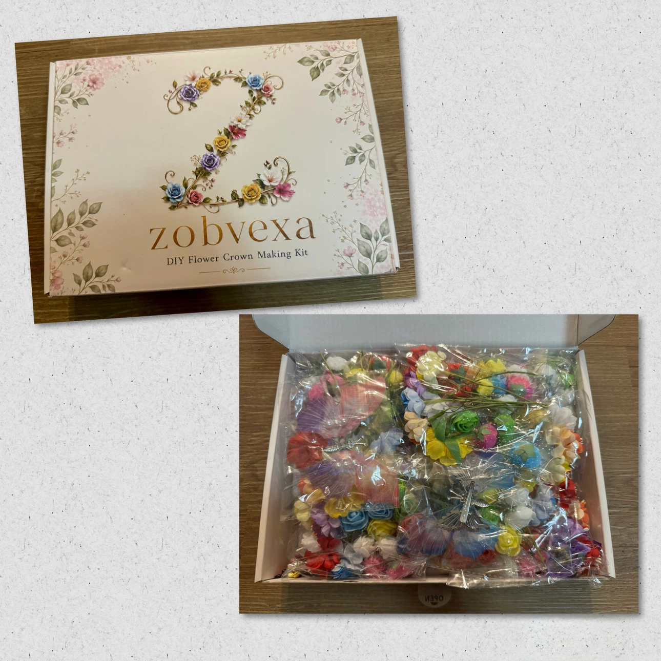 Brand new 222-Piece Floral Headband Kit - photo 2