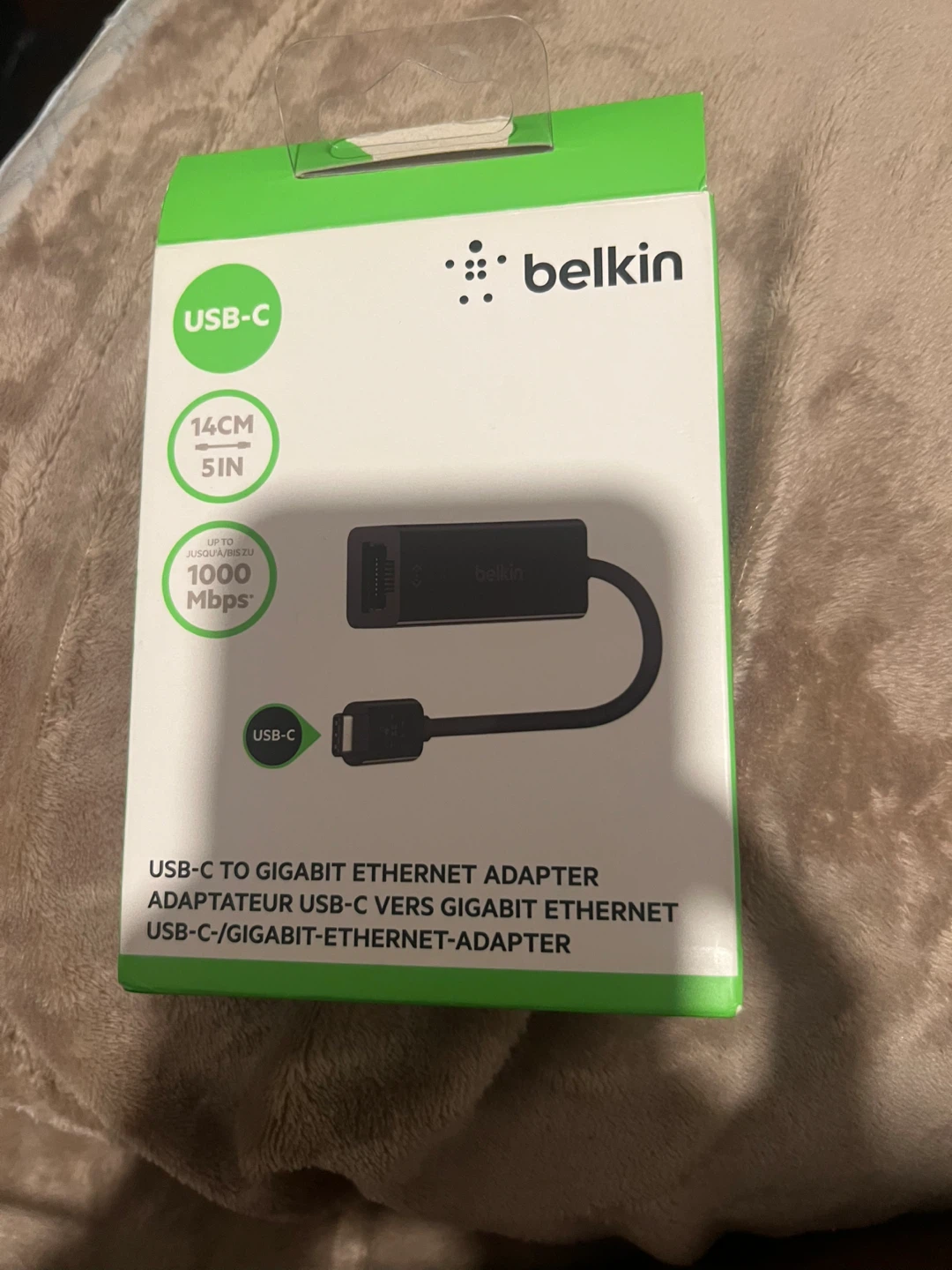 Belkin USB-C to Gigabit Ethernet Adapter