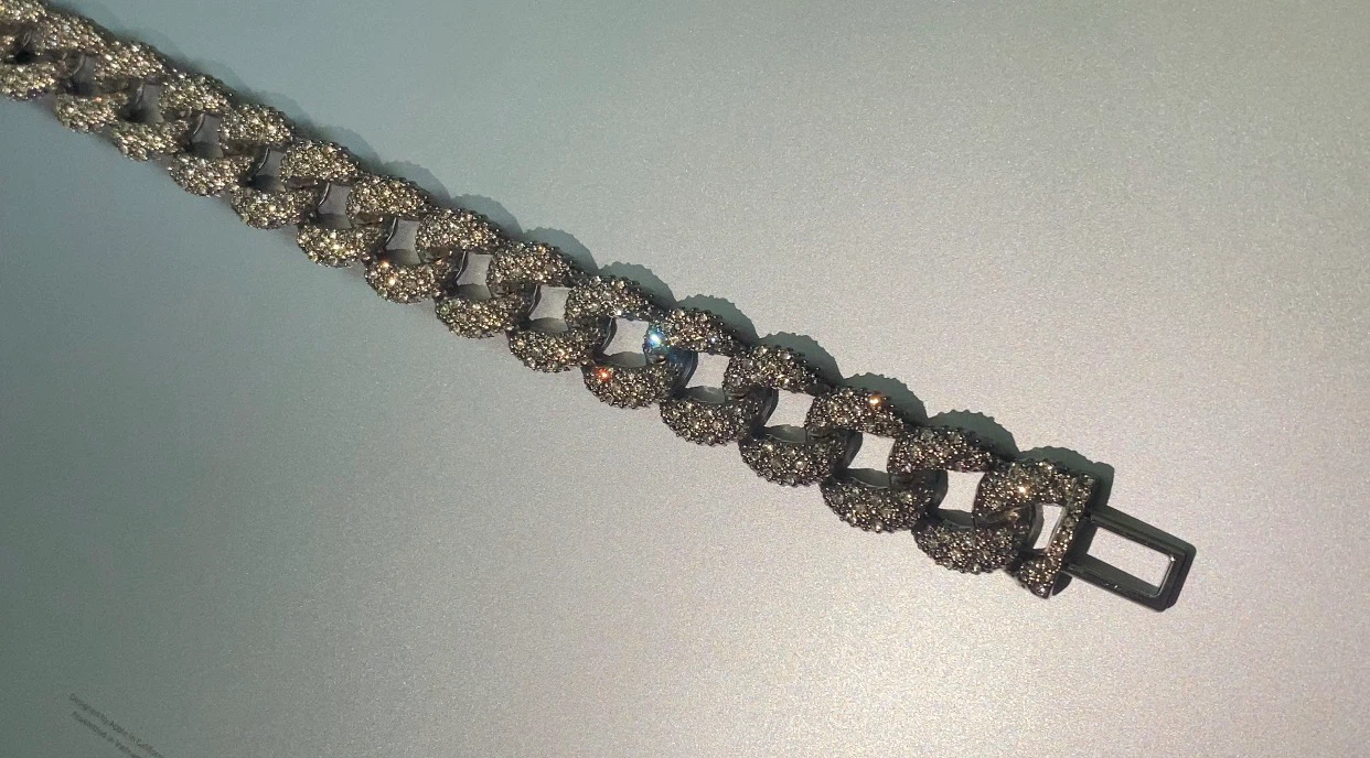 Moissanite Flooded Diamond Bracelet
