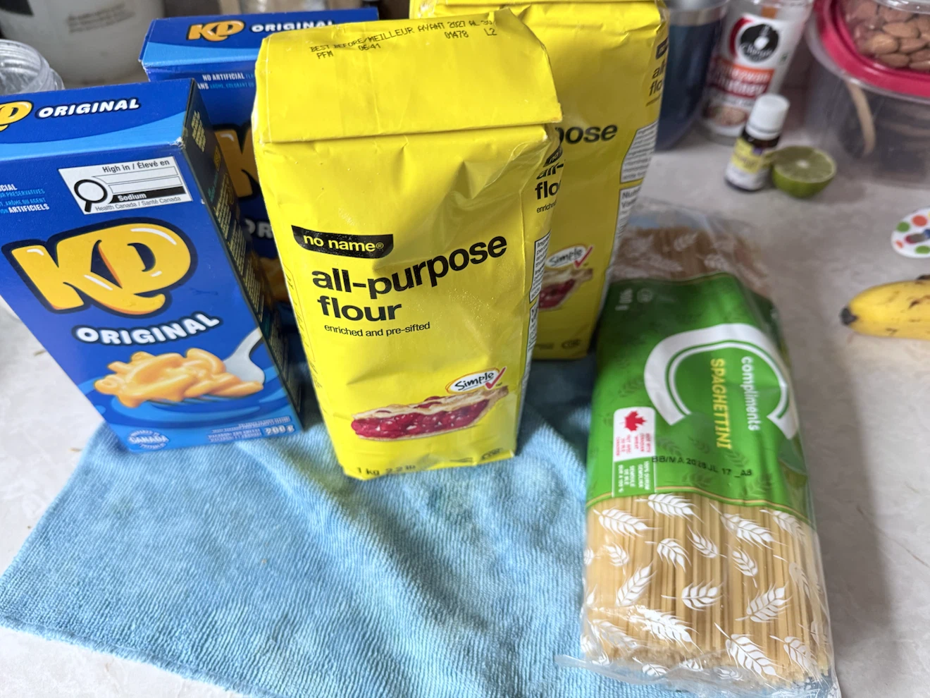 Pantry Staples Bundle: KD and No Name Flour