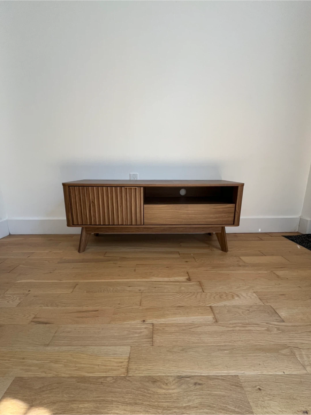 Wooden Mid-Century Modern TV Console