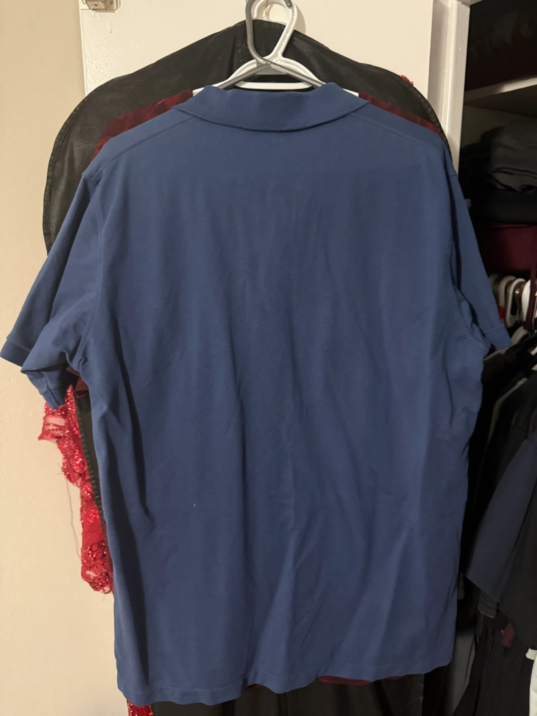 Uniqlo Blue Short Sleeve Polo Shirt Large - photo 2