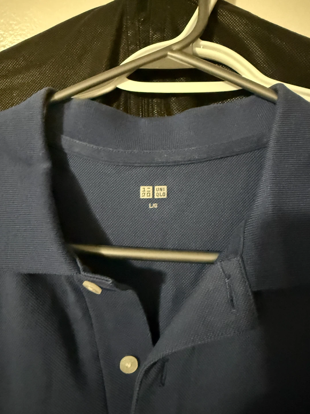 Uniqlo Blue Short Sleeve Polo Shirt Large - photo 3