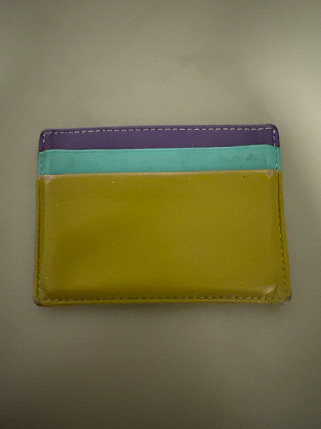 Multicoloured Leather Card Holder - photo 2