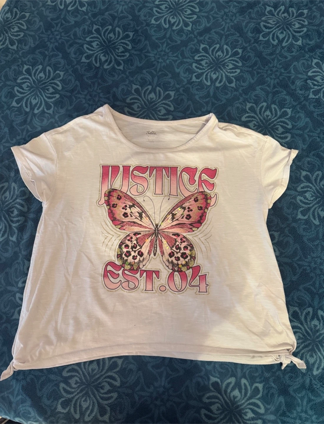 Justice Butterfly Graphic T-Shirt