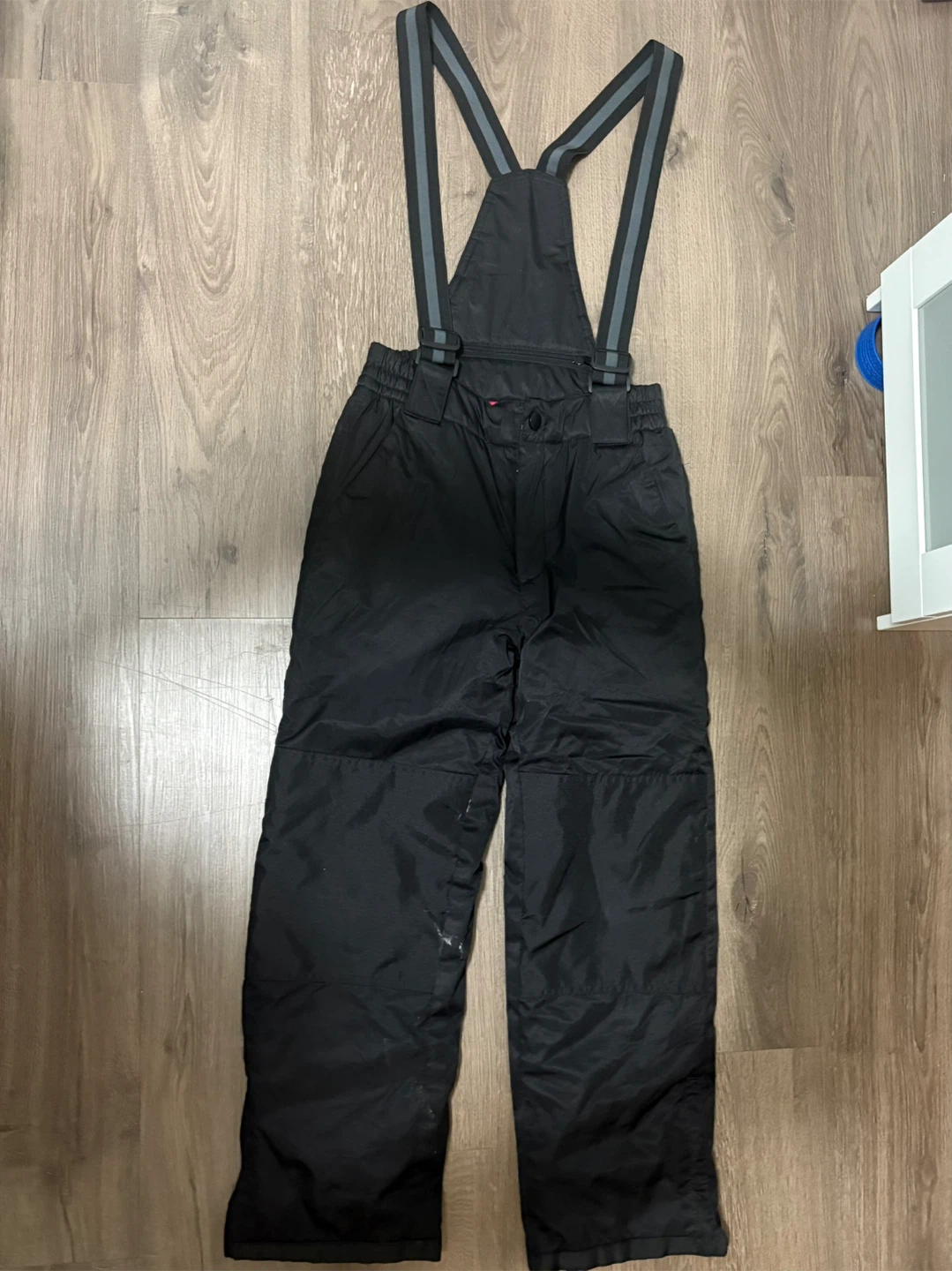 Athletic Works Black Snow Pants with Suspenders