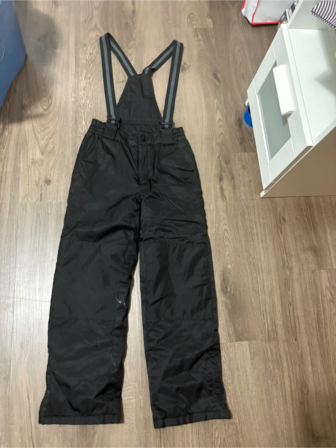 Athletic Works Black Snow Pants with Suspenders - photo 2